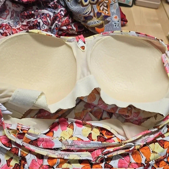 {Always for Me} Plus Size Flutter Two Piece Swimdress - Ladies' Bathing … - Picture 13 of 17